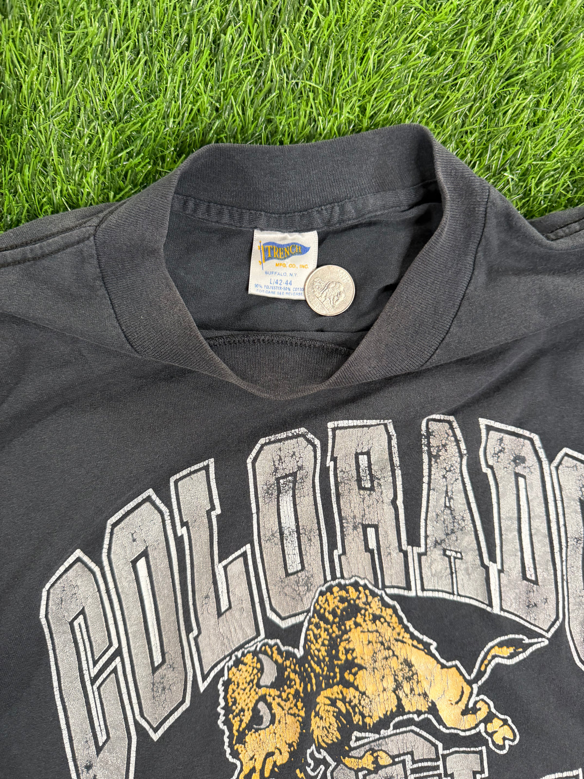 Vintage Trench Colorado Buffaloes Tshirt