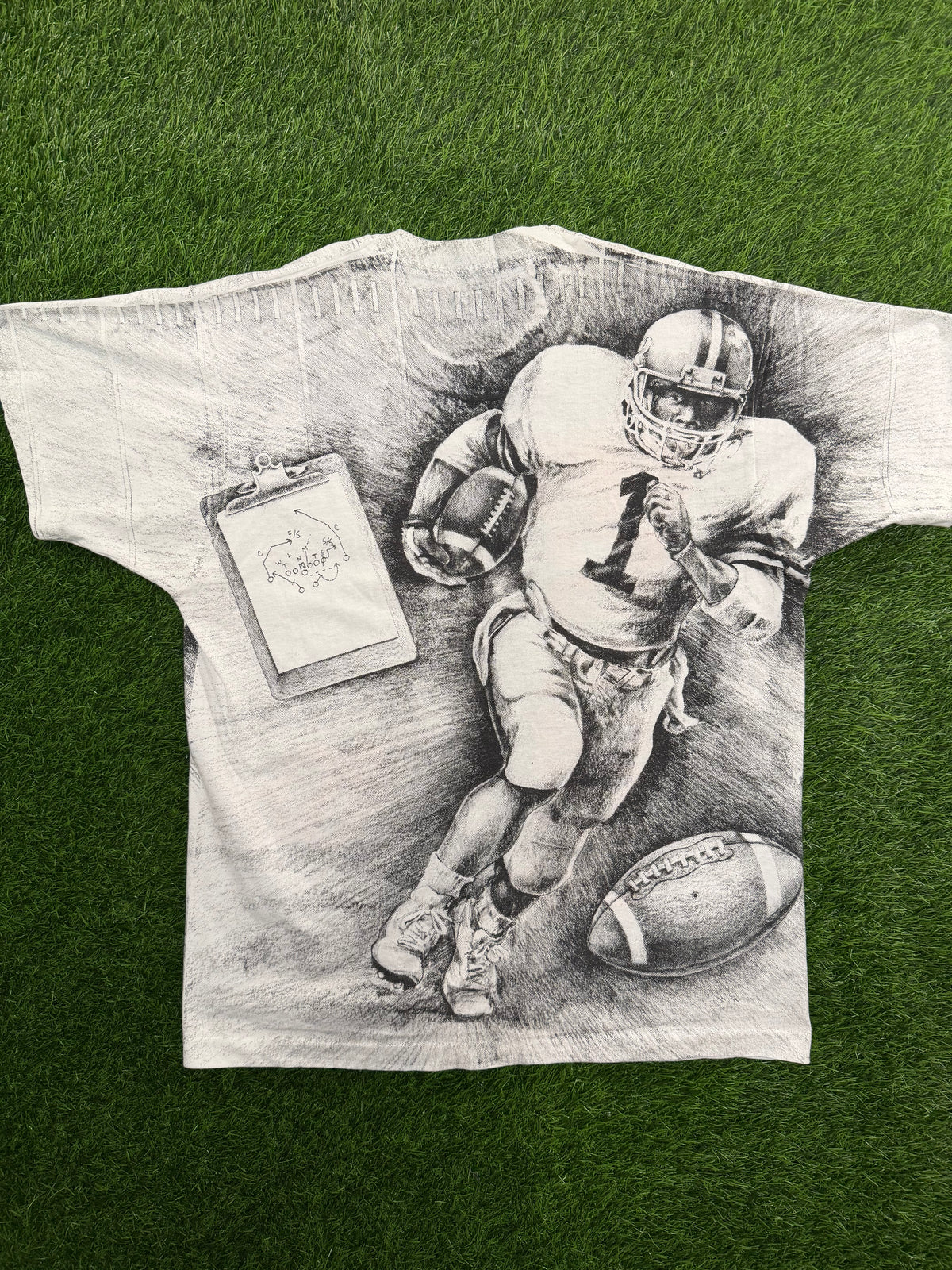 Vintage Oklahoma State Football AOP Tshirt