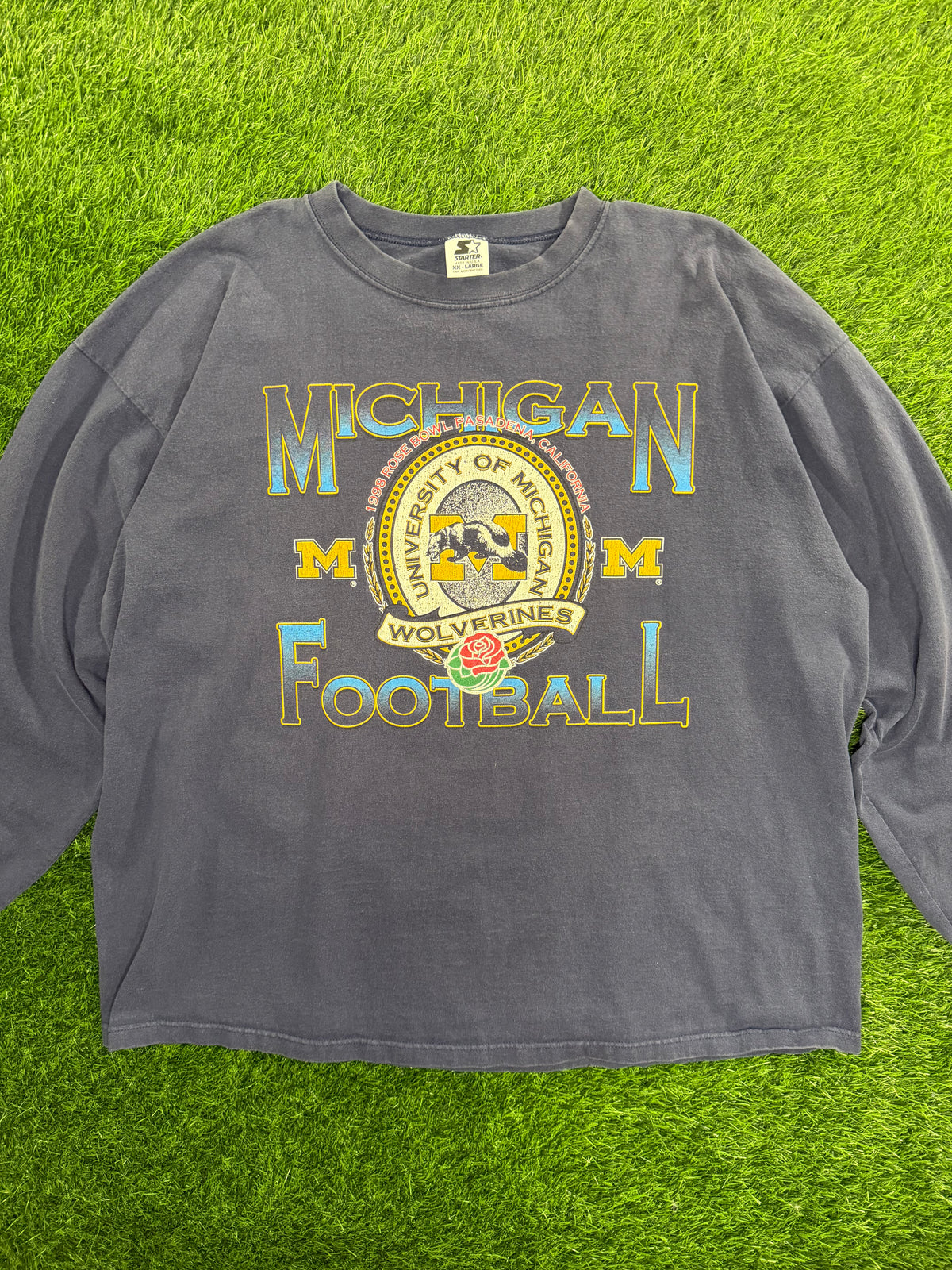 Vintage Michigan Wolverines 1998 Rosebowl Longsleeve