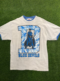Vintage Duke Blue Devils Mascot Ringer Tshirt