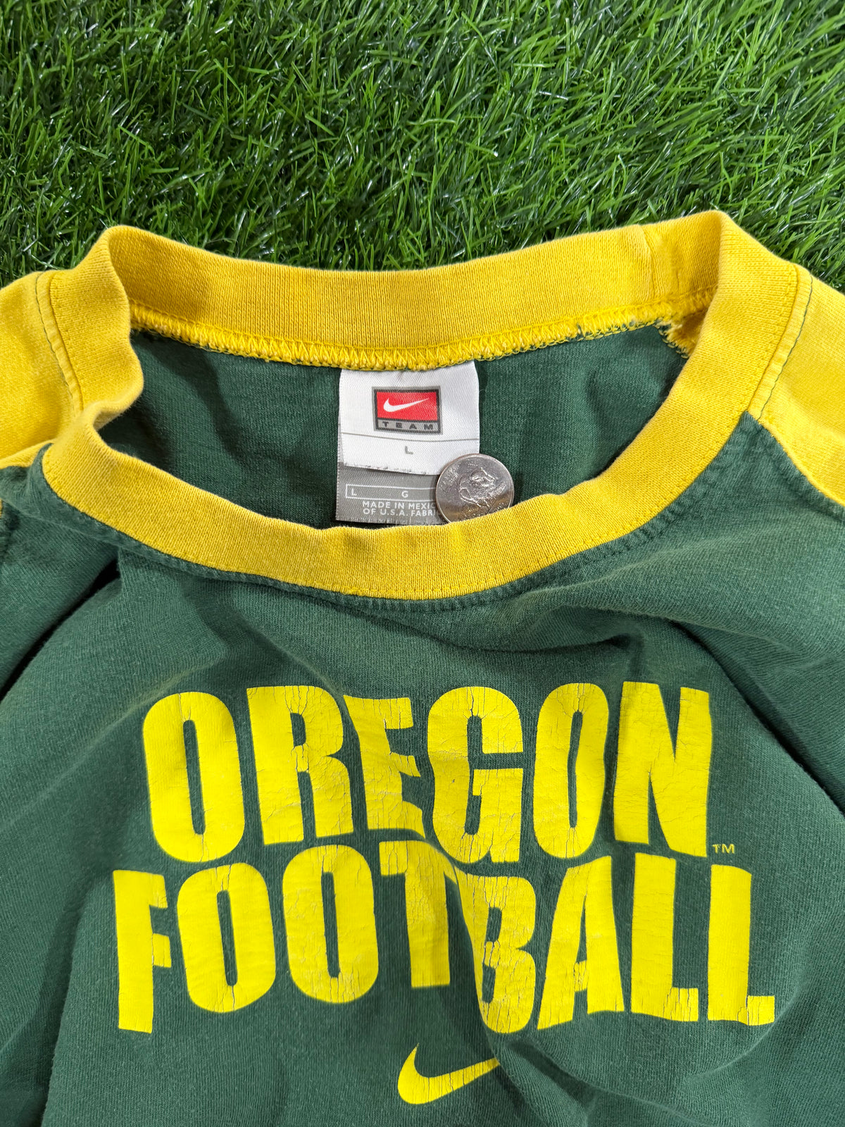 VIntage Nike Oregon Ducks Football Longsleeve