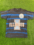 Vintage Illinois AOP Tshirt