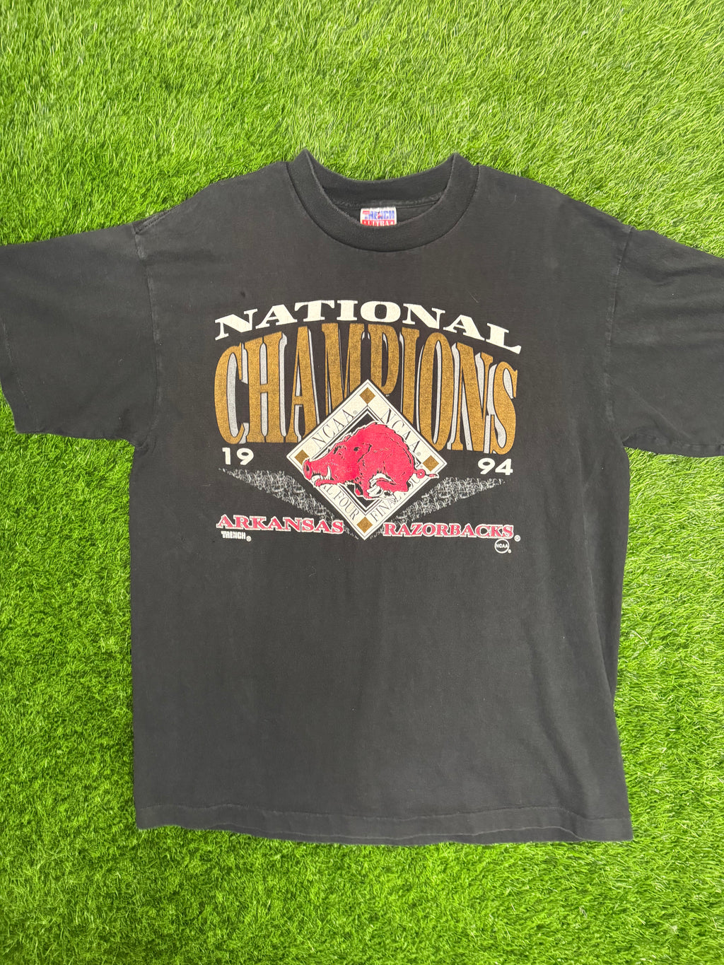 Vintage Arkansas Razorbacks 1994 National Champs Tshirt