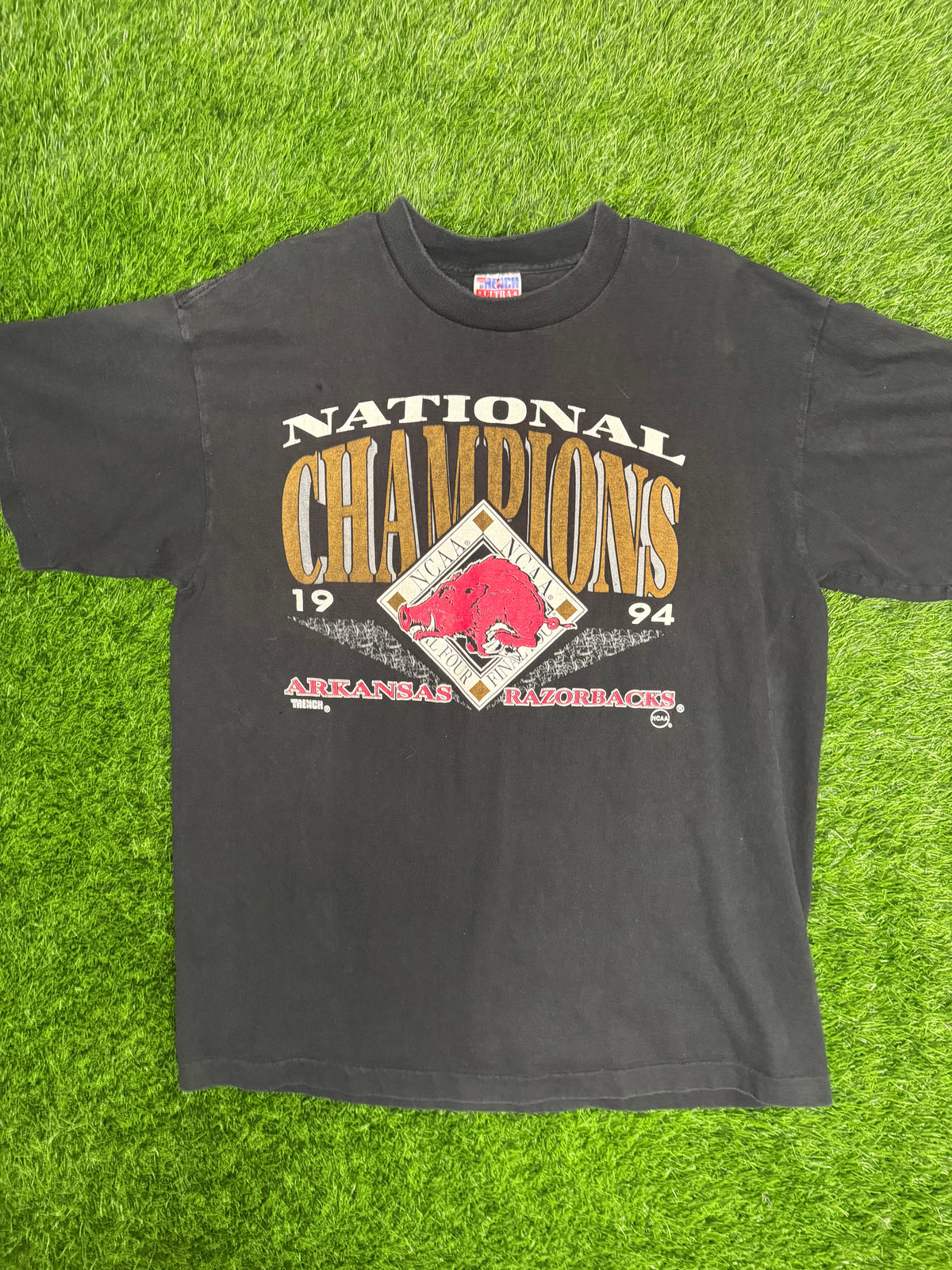 Vintage Arkansas Razorbacks 1994 National Champs Tshirt