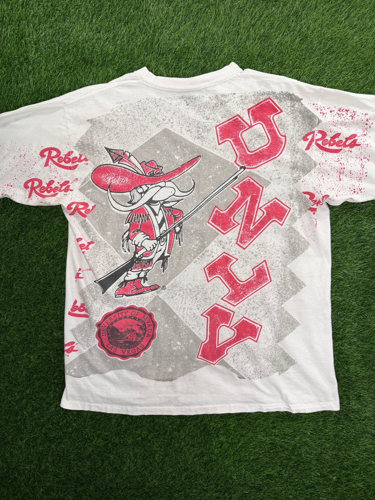 Vintage UNLV Rebels AOP Tshirt