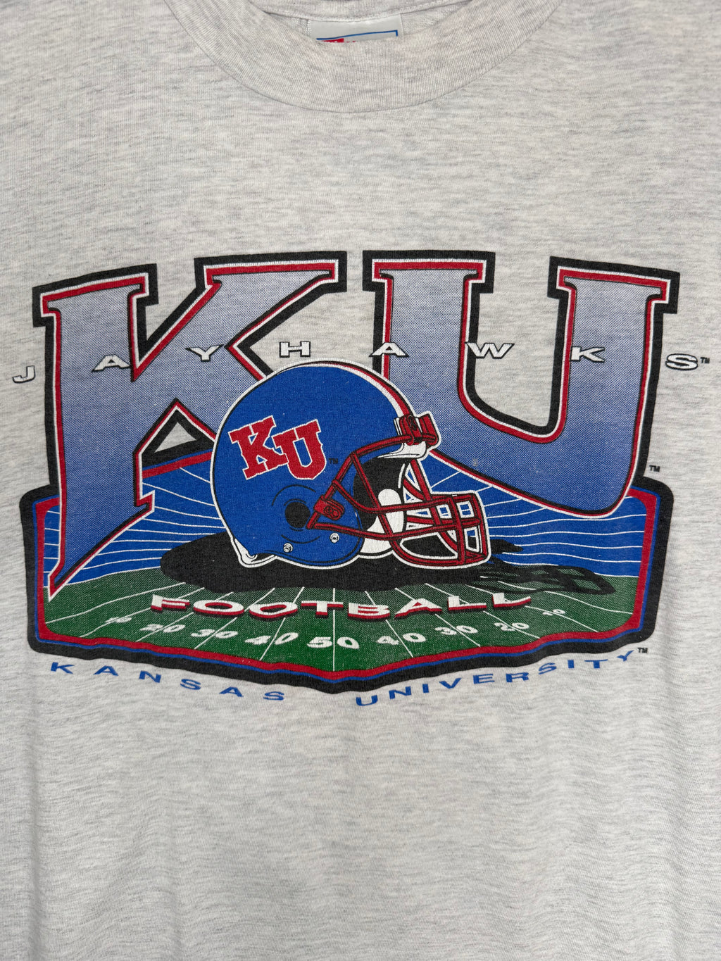 Vintage Kansas Jayhawks Football Tshirt