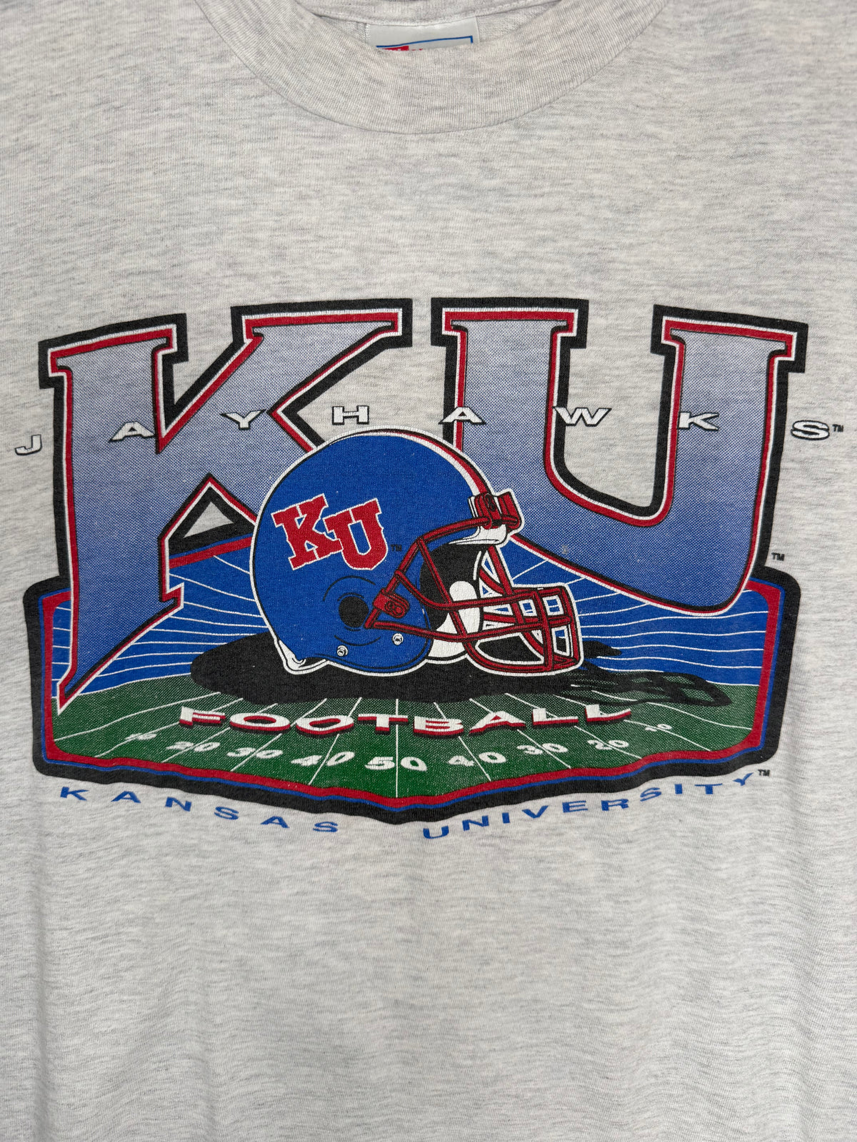Vintage Kansas Jayhawks Football Tshirt