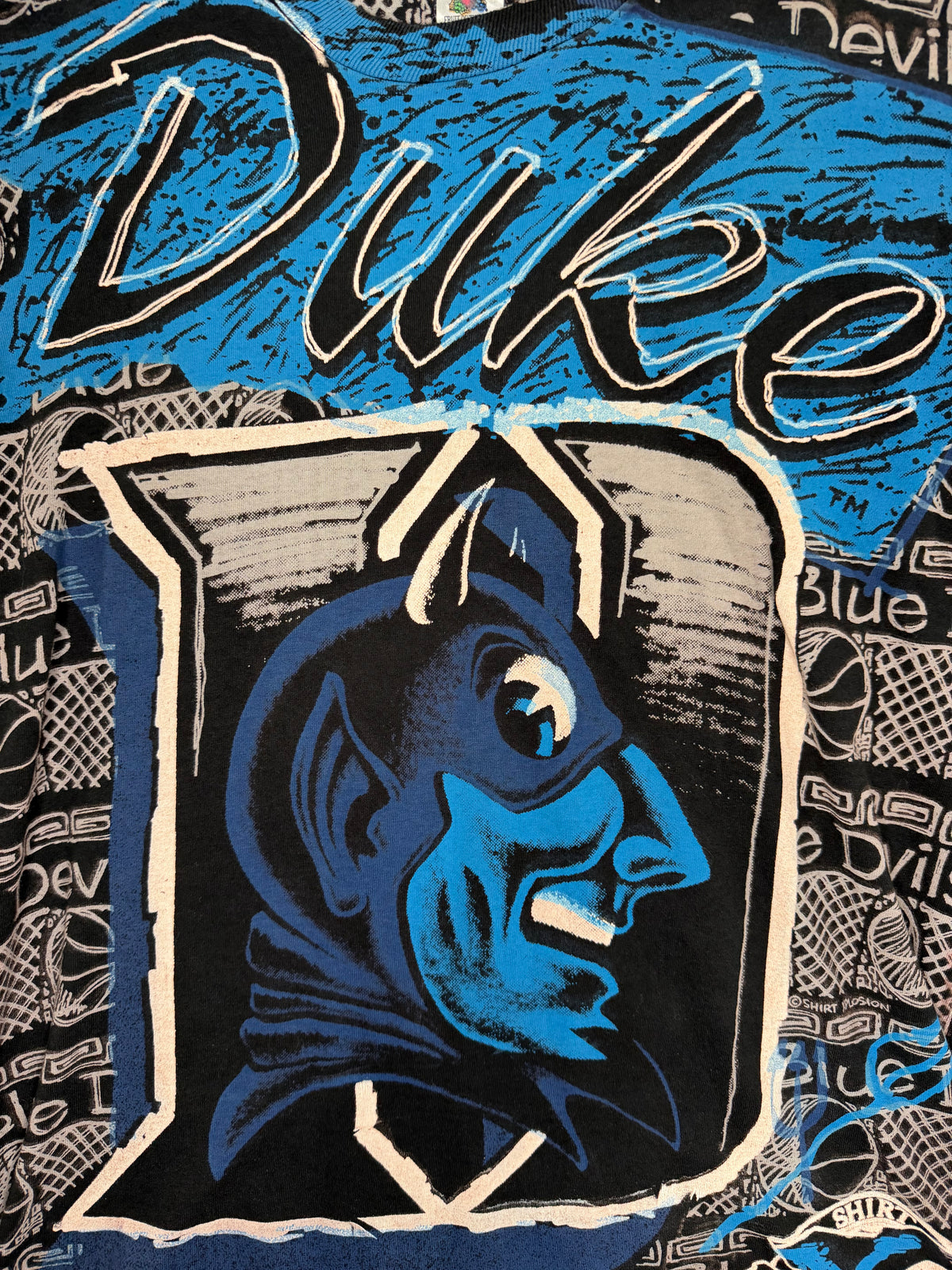 Vintage Shirt Xplosion Duke Blue Devils AOP Tshirt