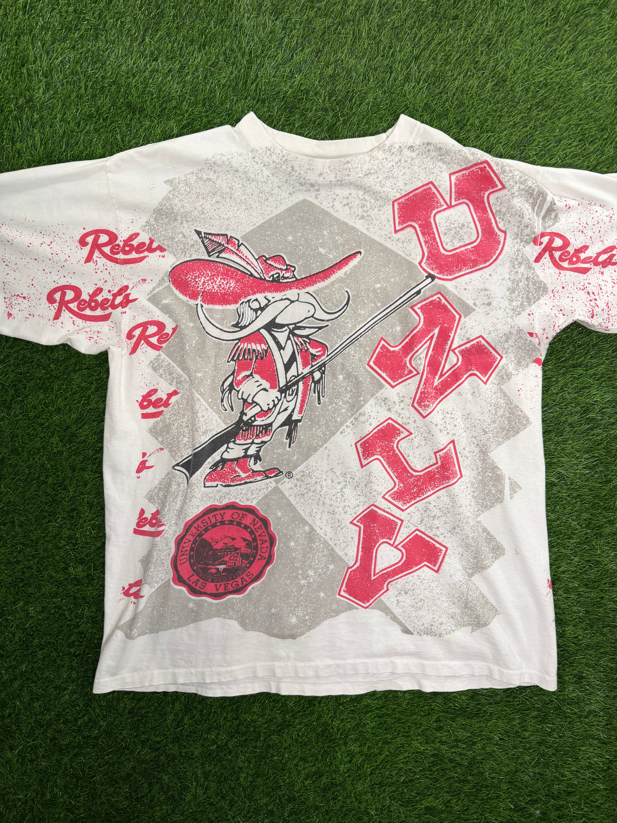 Vintage UNLV Rebels AOP Tshirt