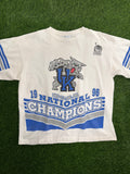 Vintage Salem Sportswear Kentucky Wilcats 1996 National Champs Jersey Tshirt