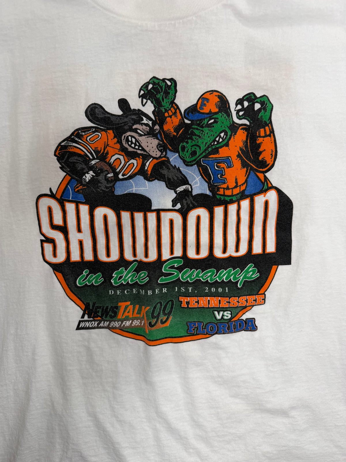 Vintage Tennessee vs Florida 2001 Football Tshirt
