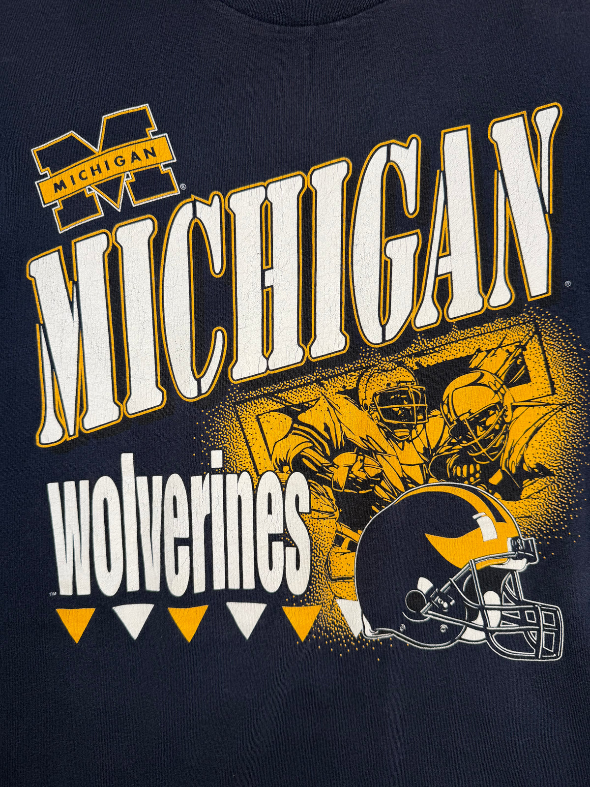 Vintage Michigan Wolverines Football Tshirt