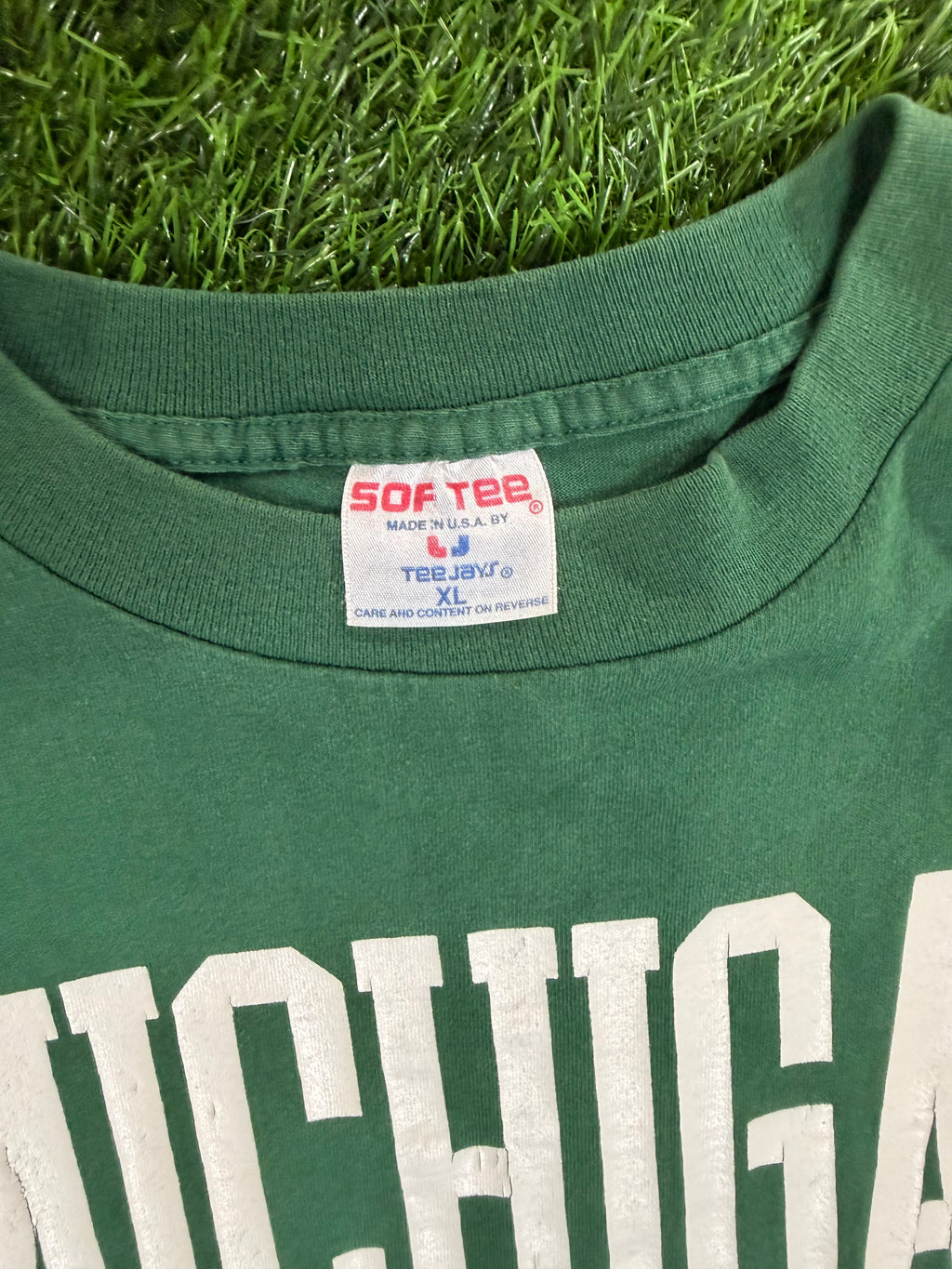 Vintage Michigan State Spellout Tshirt