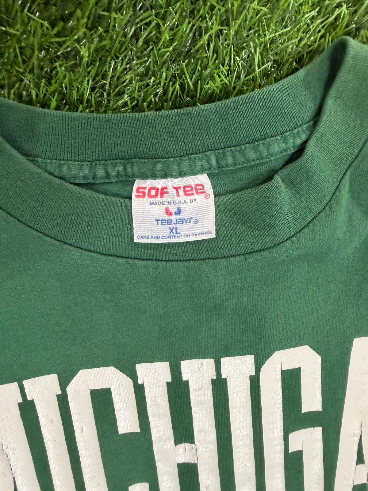 Vintage Michigan State Spellout Tshirt