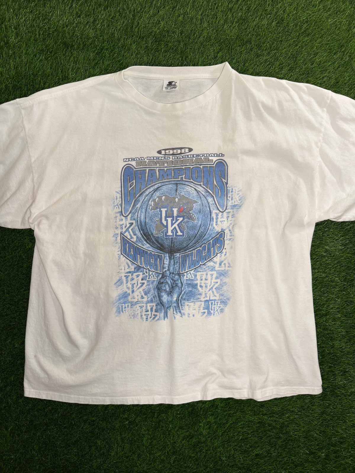 Vintage Starter Kentucky Wildcats 1998 National Champs Tshirt