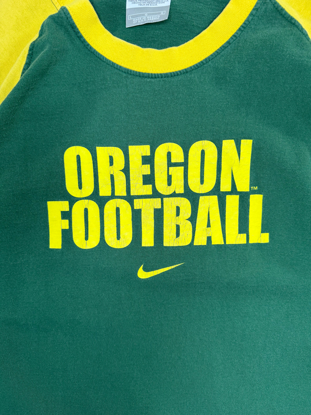 VIntage Nike Oregon Ducks Football Longsleeve