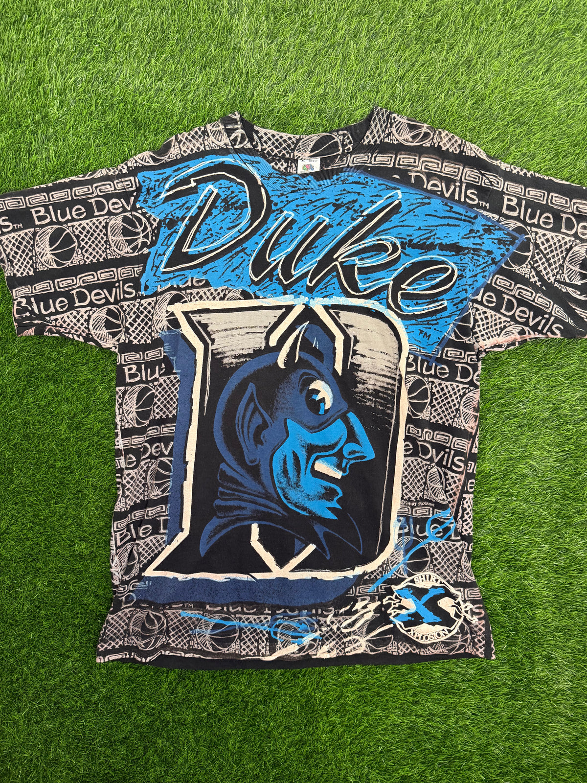 Vintage Shirt Xplosion Duke Blue Devils AOP Tshirt