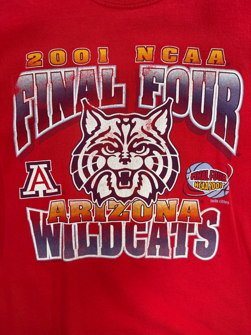 Vintage Arizona Wilcats 2001 Final 4 Tshirt
