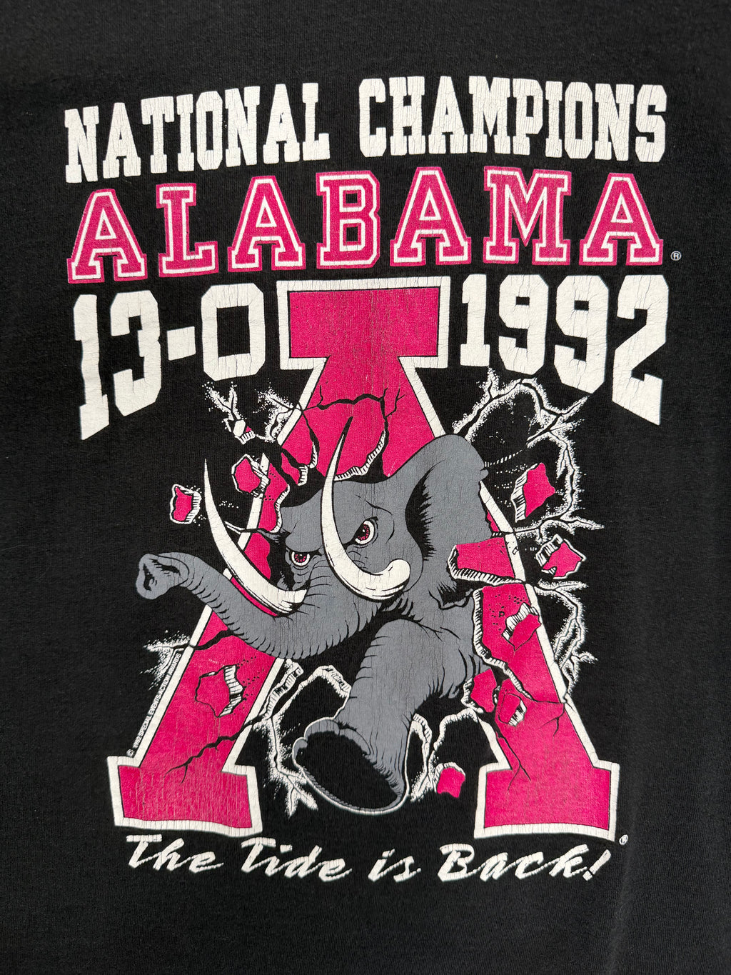 Vintage Alabama Crimson Tide 1992 National Champs Tshirt
