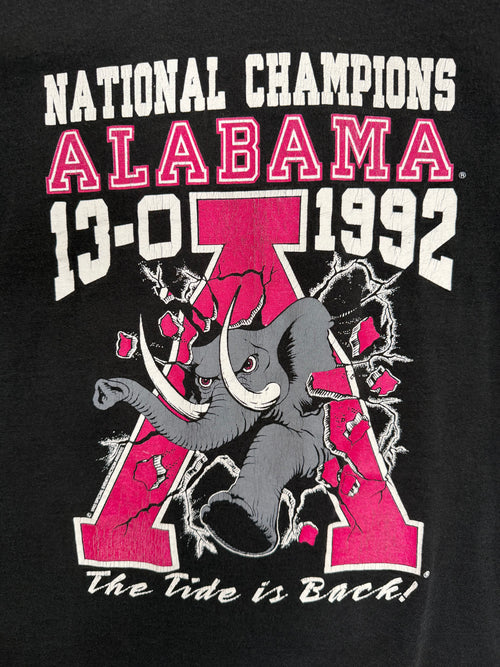 Vintage Alabama Crimson Tide 1992 National Champs Tshirt
