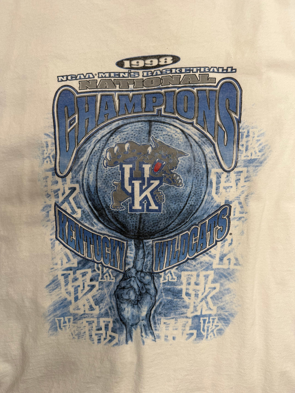 Vintage Starter Kentucky Wildcats 1998 National Champs Tshirt