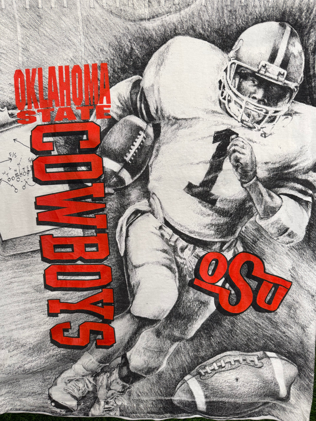 Vintage Oklahoma State Football AOP Tshirt